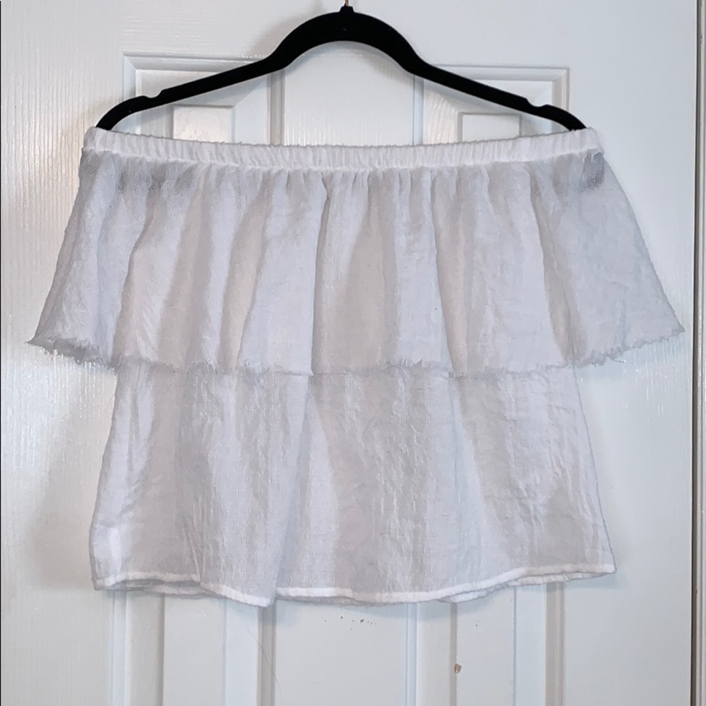Distressed blouse